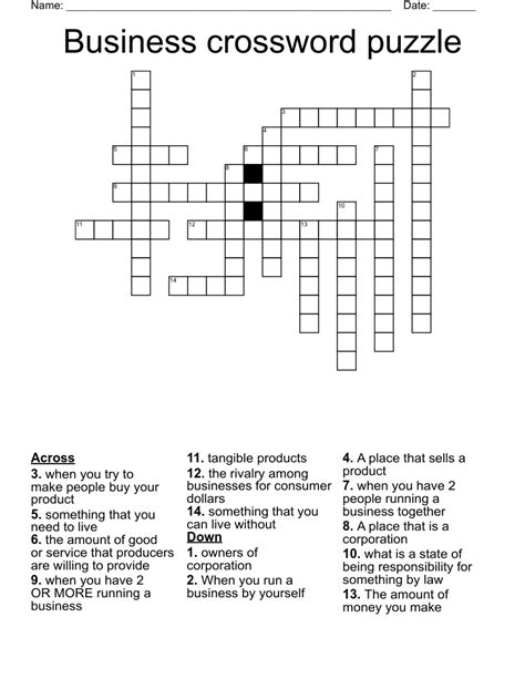 e business crossword clue